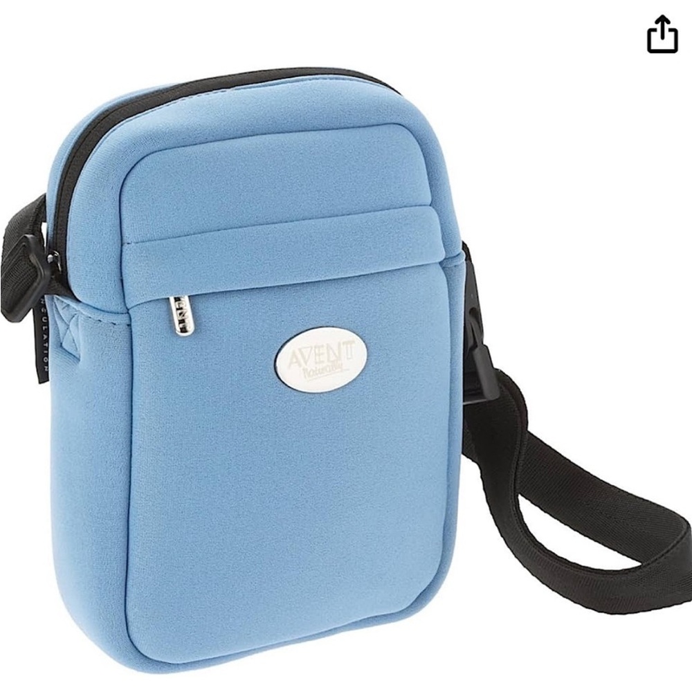 Philips Insulated Crossbody Baby Bag – Thermal Bottle Storage – Gray